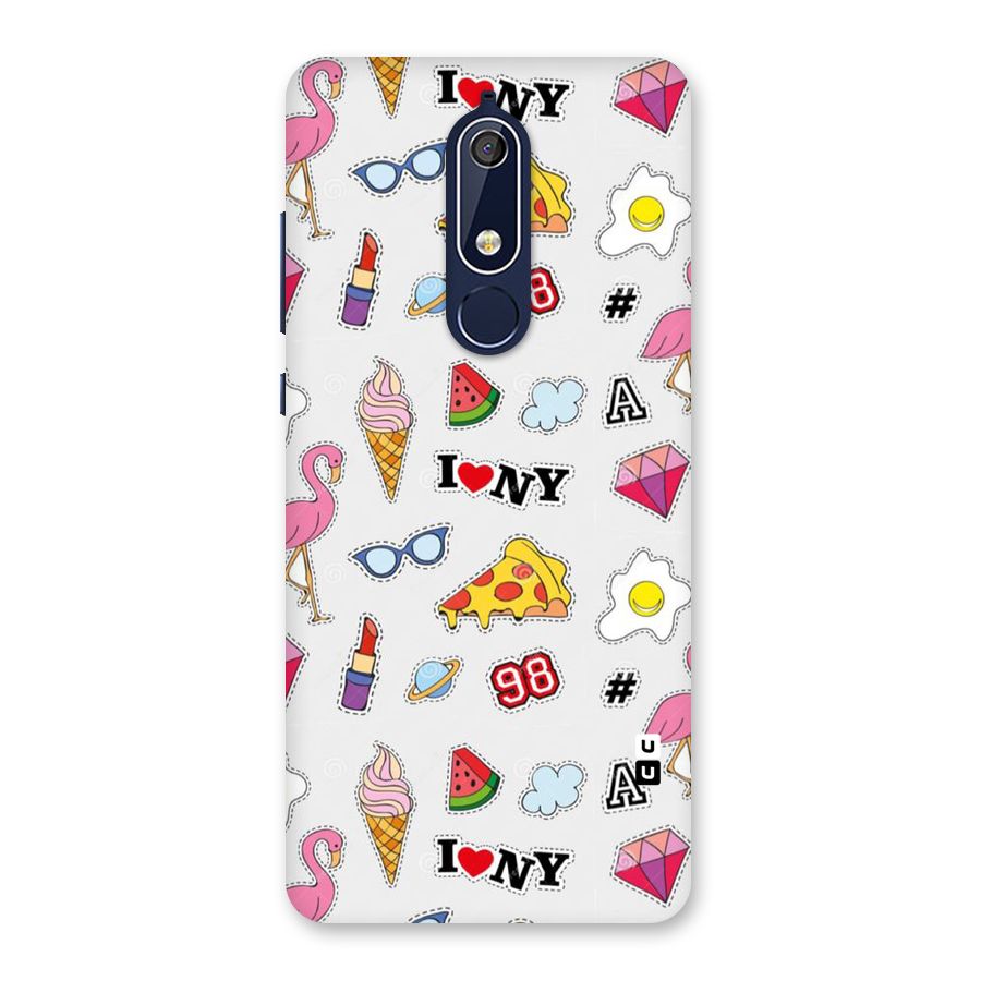 Personnel Quirk Back Case for Nokia 5.1