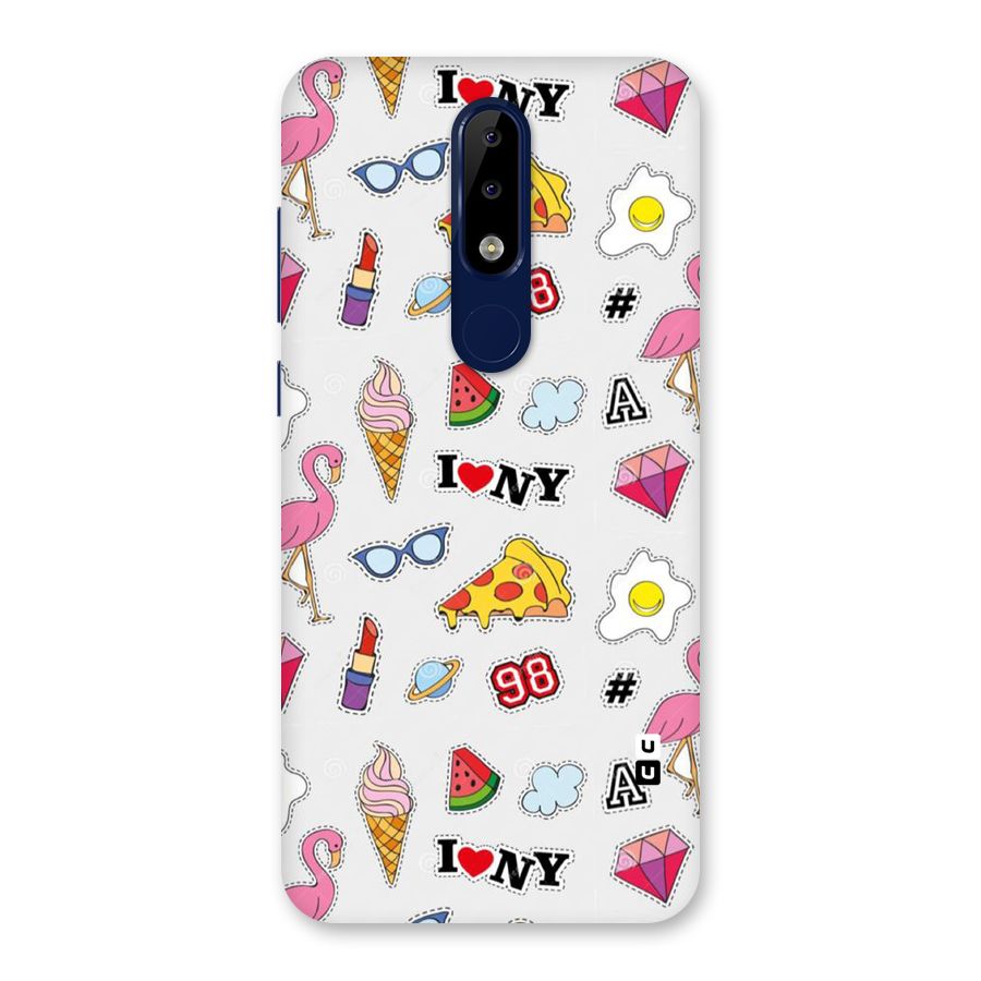 Personnel Quirk Back Case for Nokia 5.1 Plus