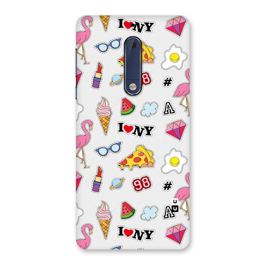 Personnel Quirk Back Case for Nokia 5