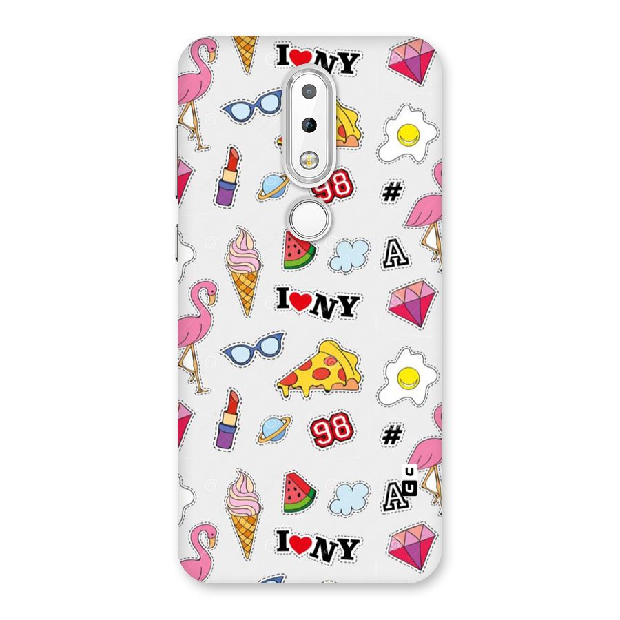 Personnel Quirk Back Case for Nokia 6.1 Plus