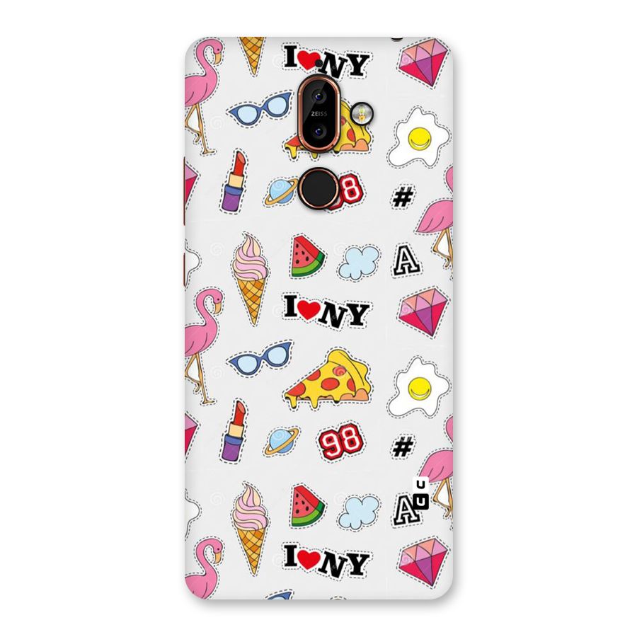 Personnel Quirk Back Case for Nokia 7 Plus