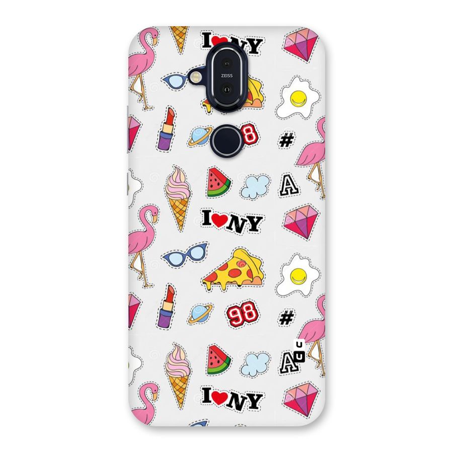 Personnel Quirk Back Case for Nokia 8.1