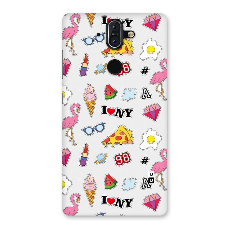 Personnel Quirk Back Case for Nokia 8 Sirocco