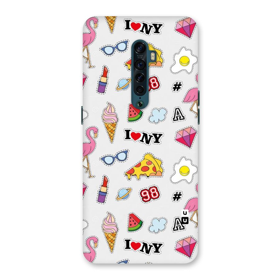 Personnel Quirk Back Case for Oppo Reno2
