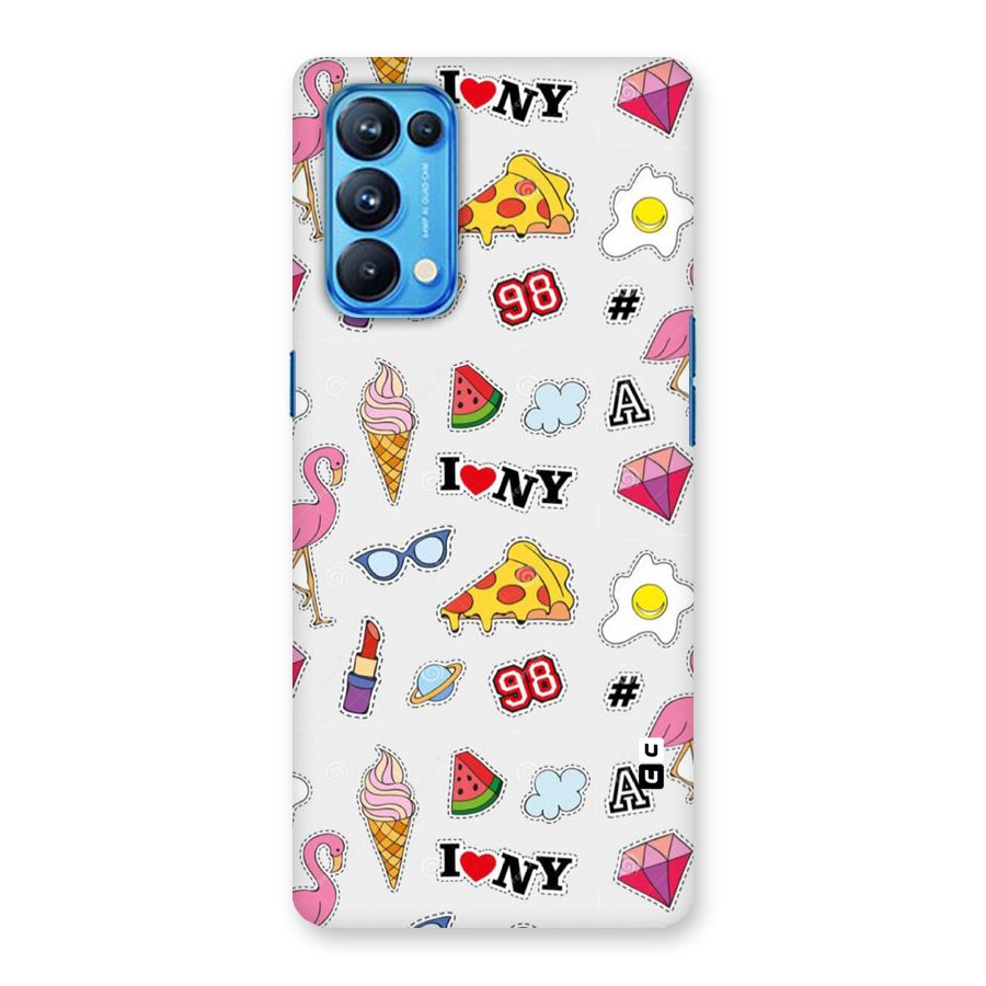 Personnel Quirk Back Case for Oppo Reno5 Pro 5G