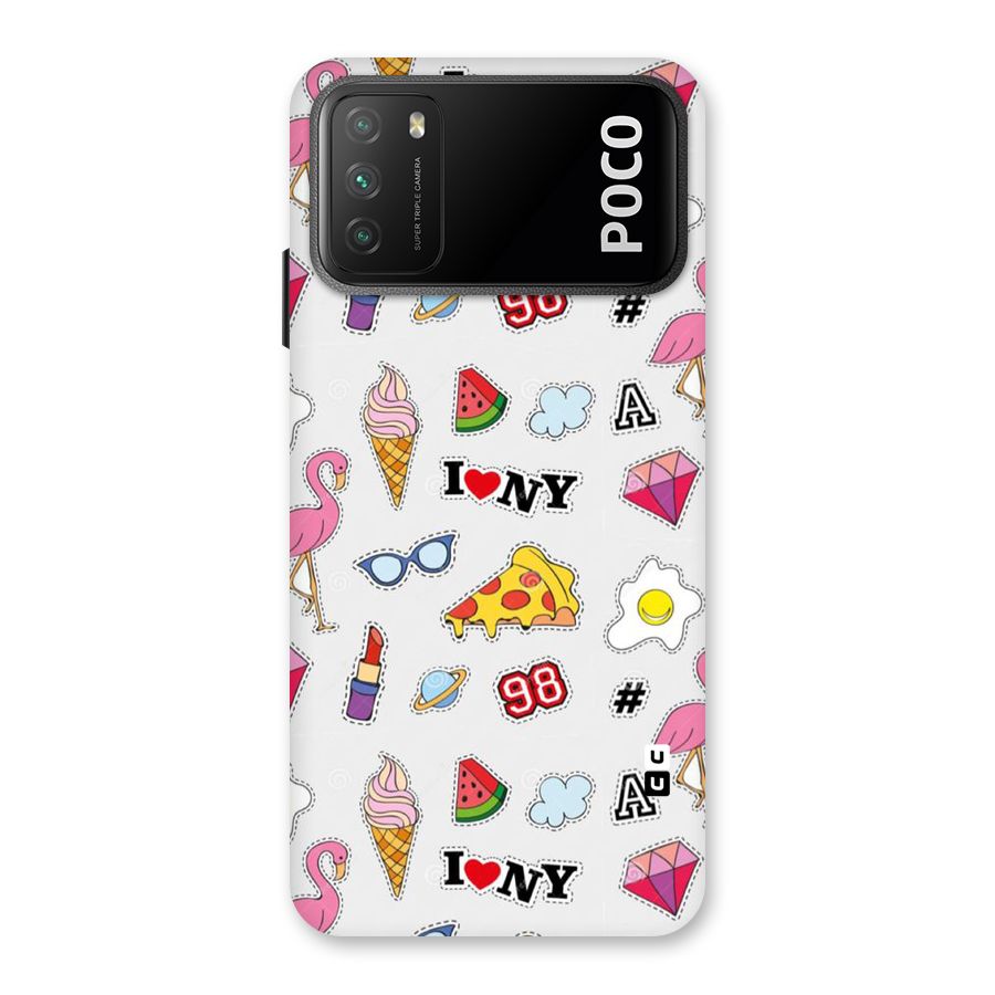 Personnel Quirk Back Case for Poco M3
