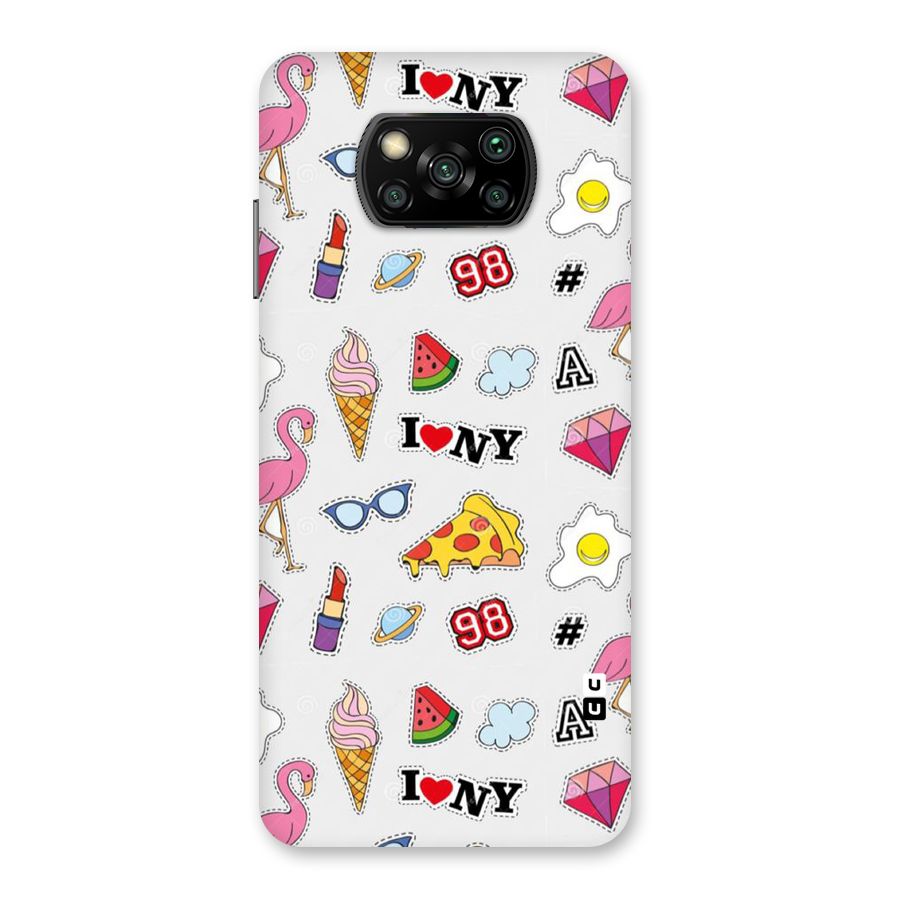 Personnel Quirk Back Case for Poco X3