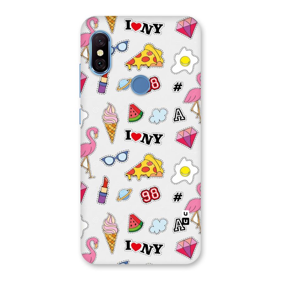 Personnel Quirk Back Case for Redmi Note 6 Pro