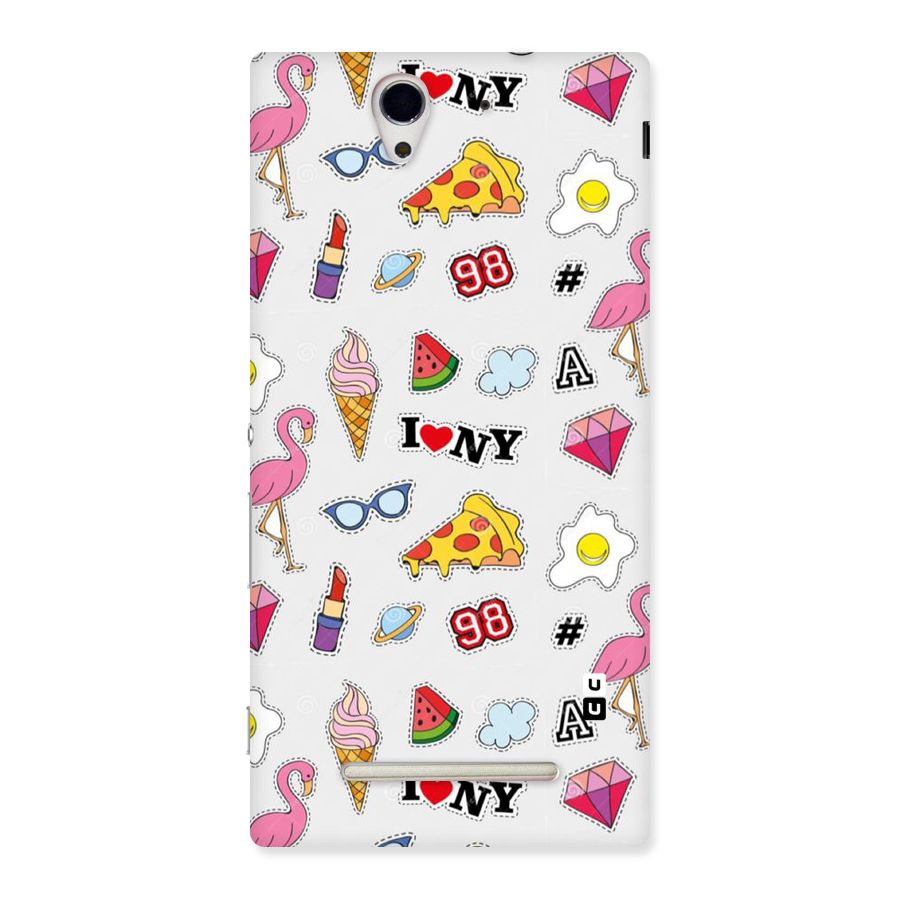 Personnel Quirk Back Case for Sony Xperia C3