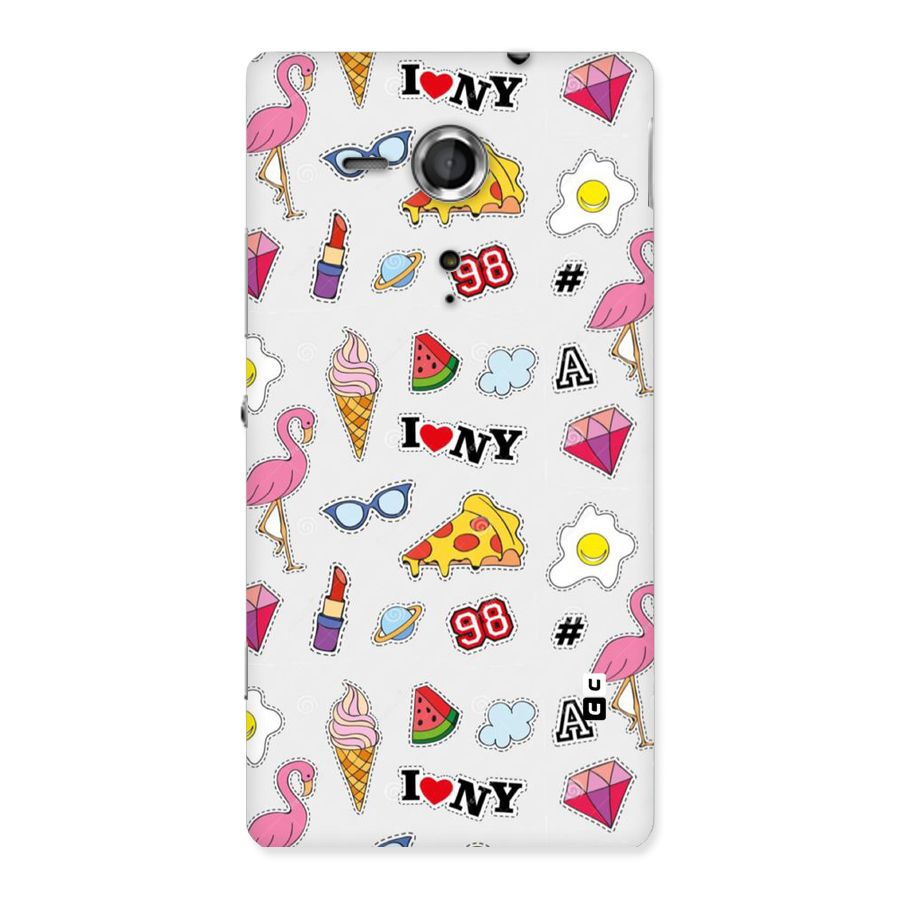 Personnel Quirk Back Case for Sony Xperia SP