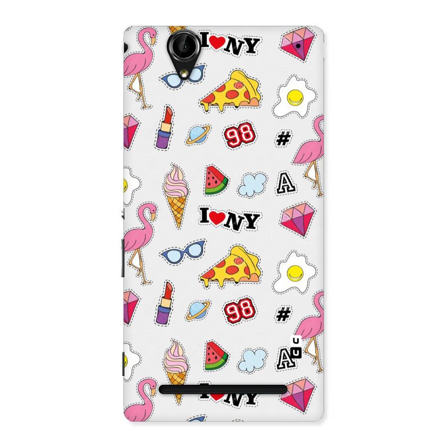 Personnel Quirk Back Case for Sony Xperia T2