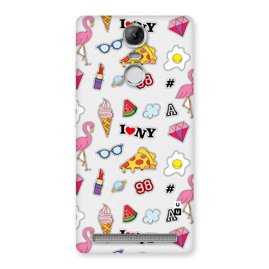 Personnel Quirk Back Case for Vibe K5 Note