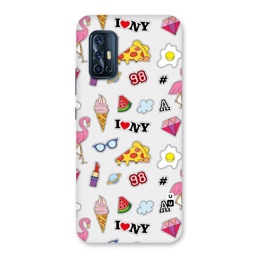 Personnel Quirk Back Case for Vivo V17