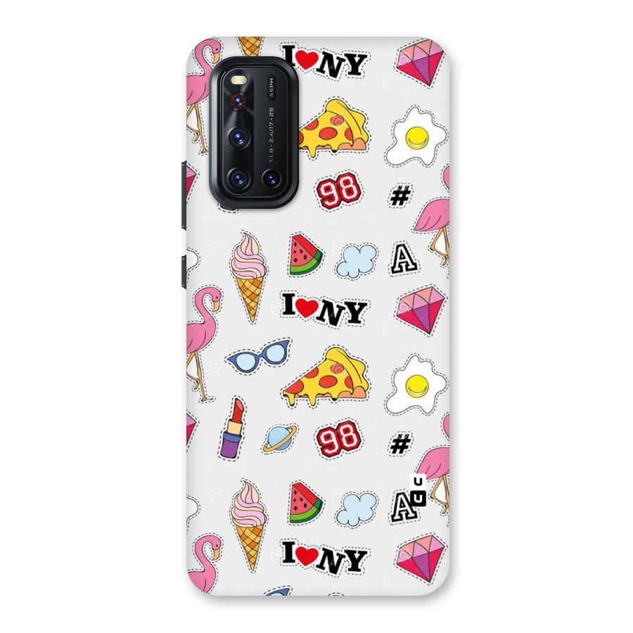 Personnel Quirk Back Case for Vivo V19