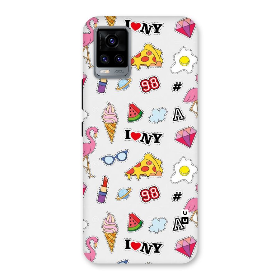 Personnel Quirk Back Case for Vivo V20