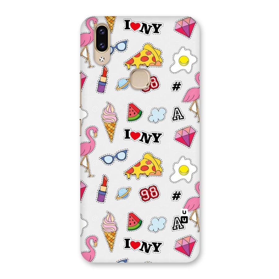 Personnel Quirk Back Case for Vivo V9 Youth