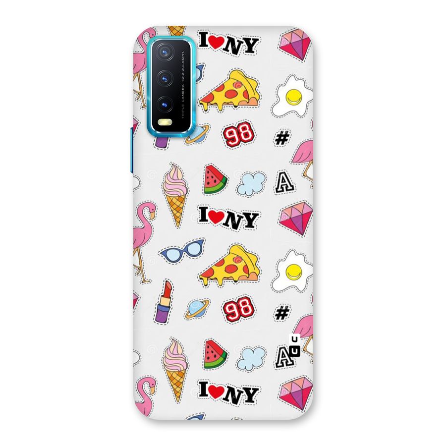 Personnel Quirk Back Case for Vivo Y20A