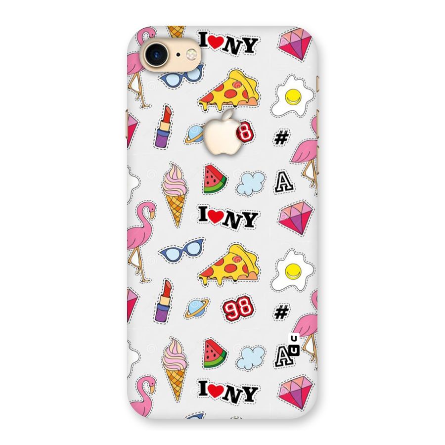 Personnel Quirk Back Case for iPhone 7 Apple Cut