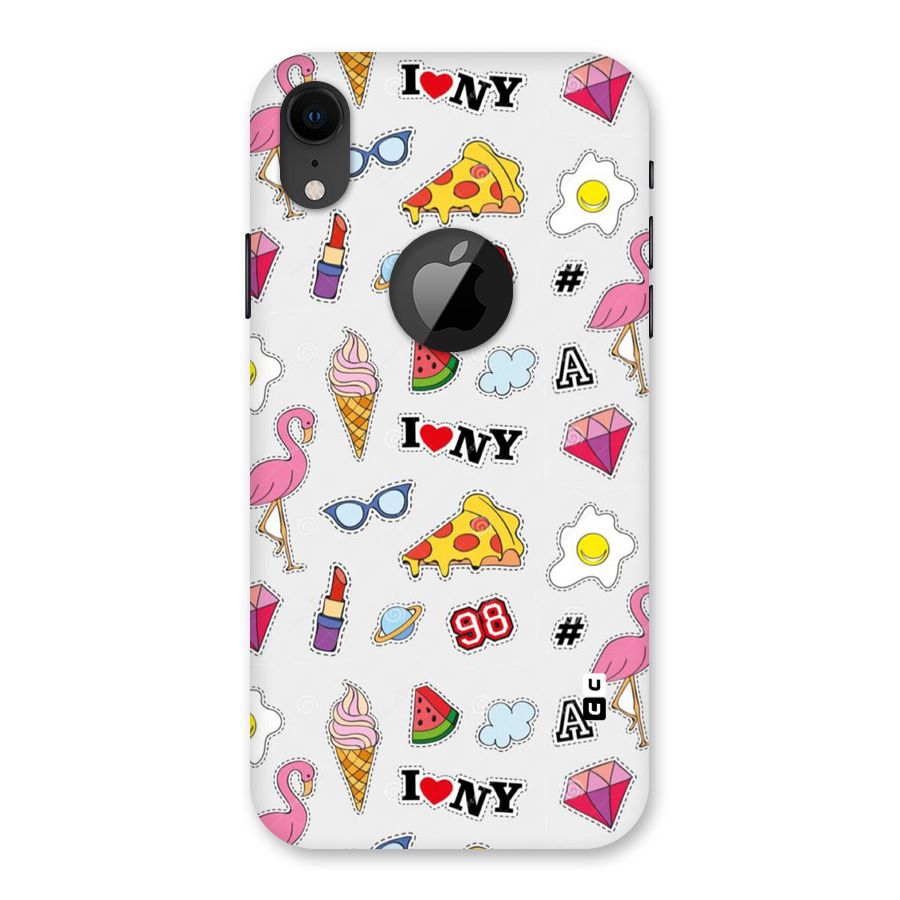 Personnel Quirk Back Case for iPhone XR Logo Cut