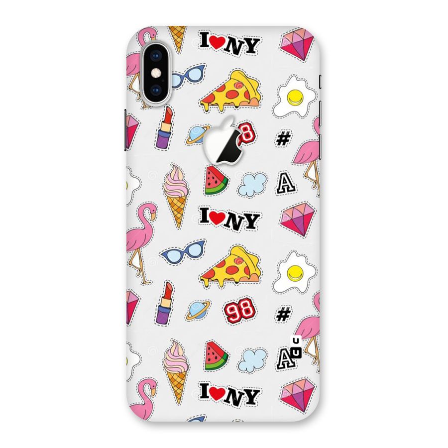 Personnel Quirk Back Case for iPhone XS Max Apple Cut