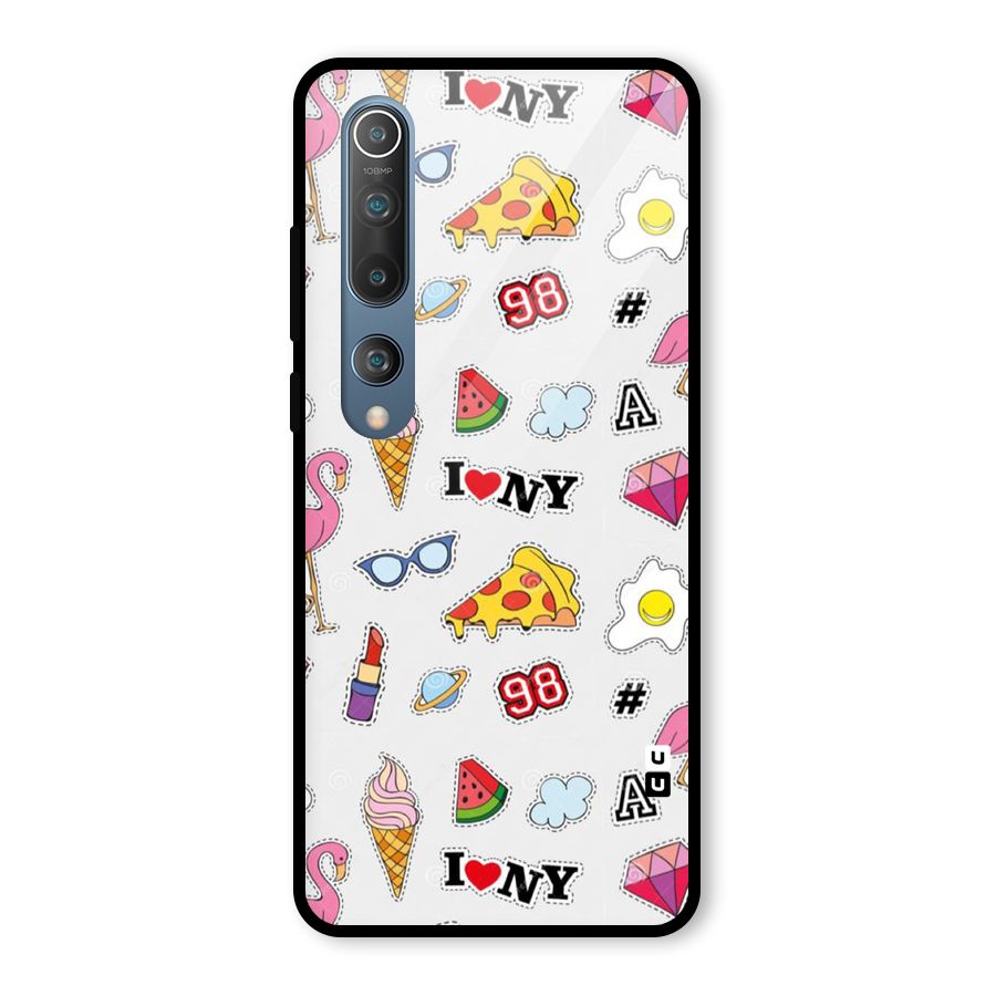 Personnel Quirk Glass Back Case for Mi 10