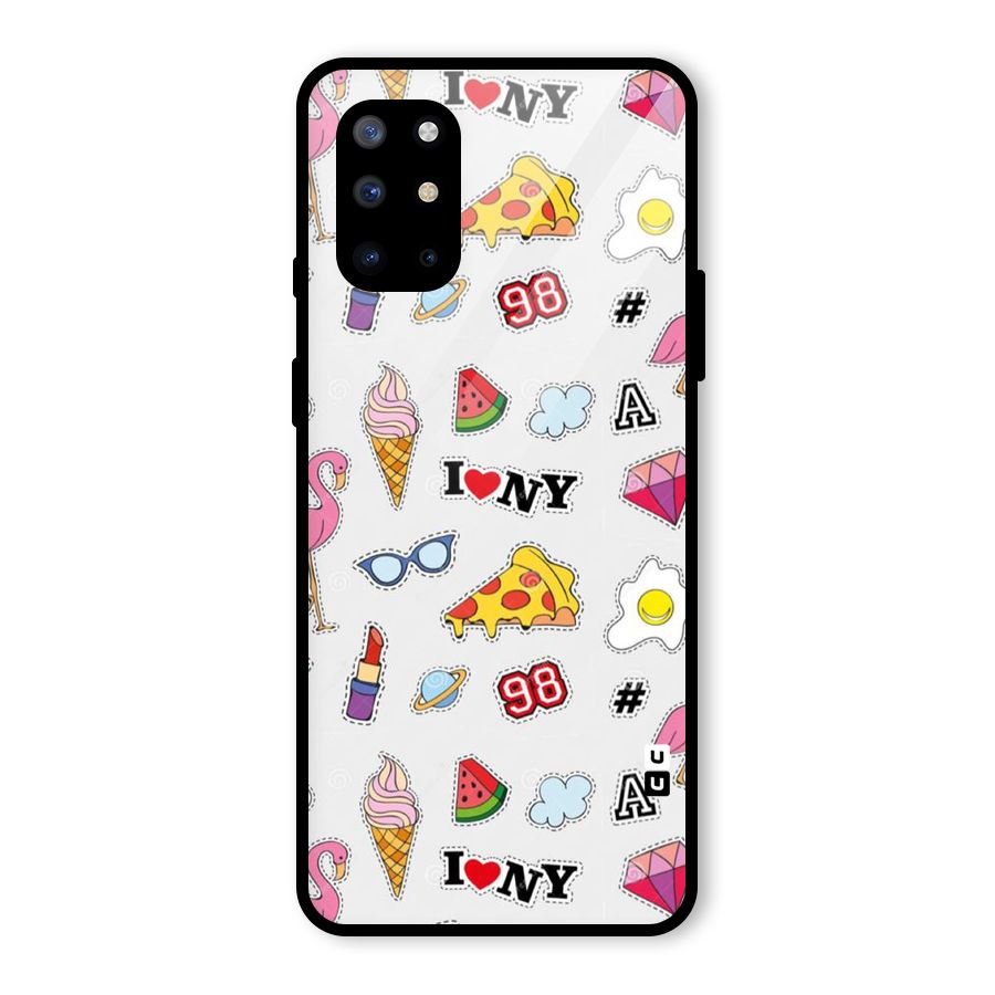 Personnel Quirk Glass Back Case for OnePlus 8T