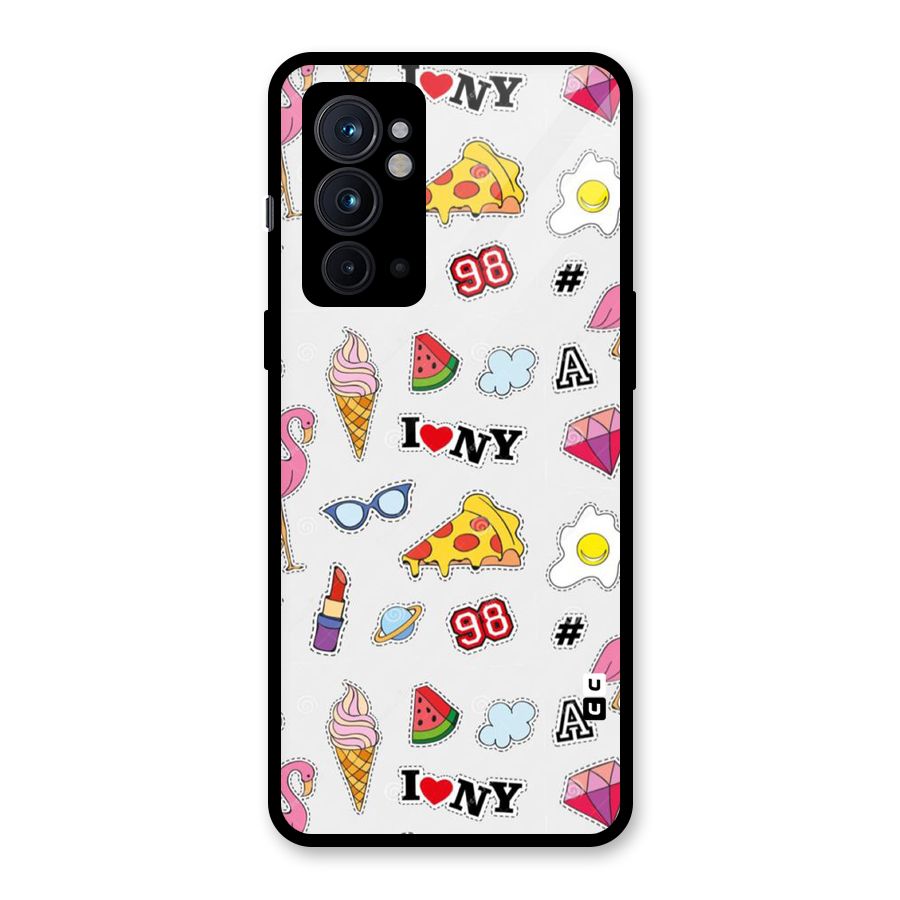 Personnel Quirk Glass Back Case for OnePlus 9RT 5G