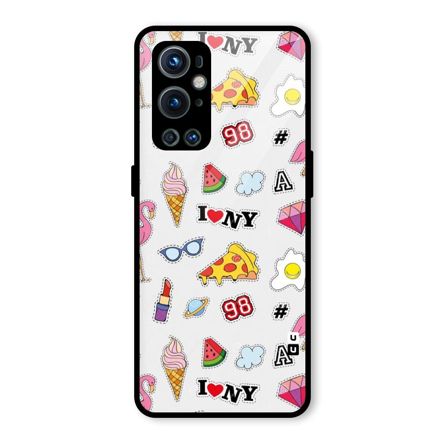 Personnel Quirk Glass Back Case for OnePlus 9 Pro