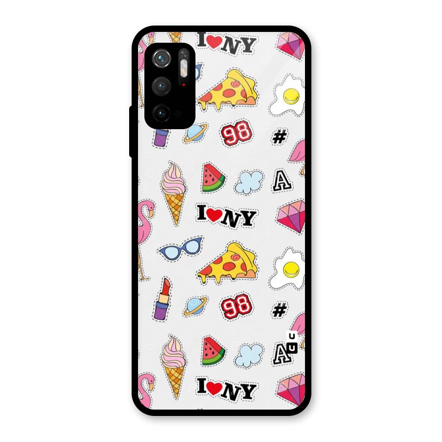 Personnel Quirk Glass Back Case for Poco M3 Pro 5G