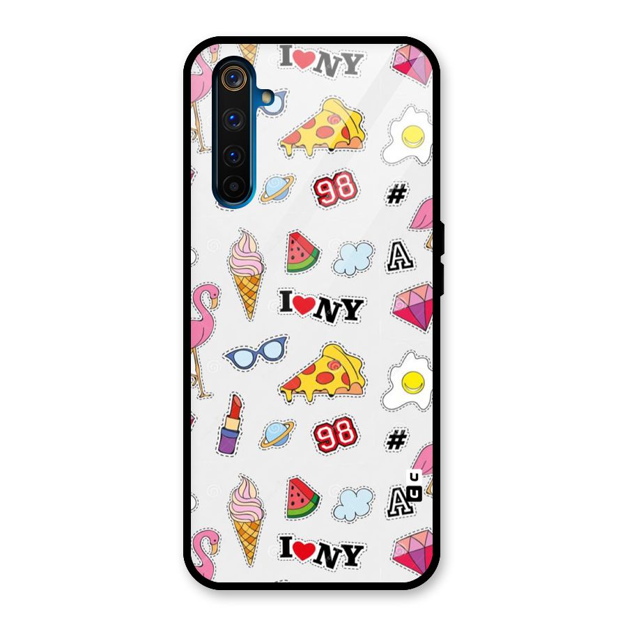 Personnel Quirk Glass Back Case for Realme 6 Pro