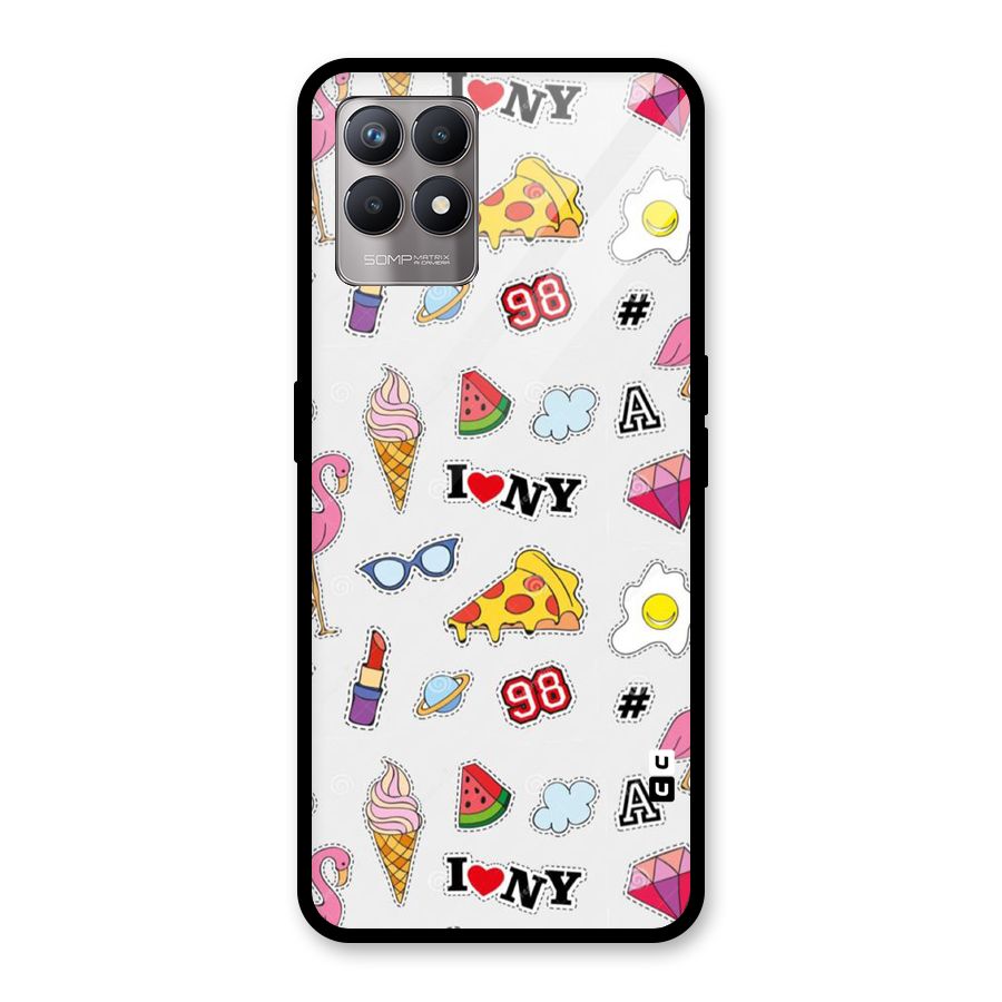 Personnel Quirk Glass Back Case for Realme Narzo 50