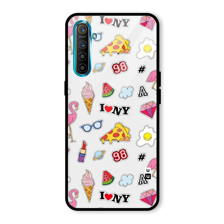 Personnel Quirk Glass Back Case for Realme X2