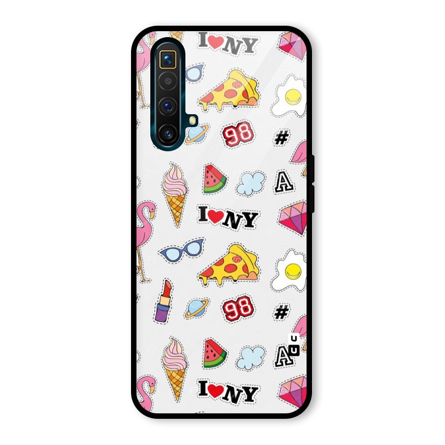 Personnel Quirk Glass Back Case for Realme X3 SuperZoom