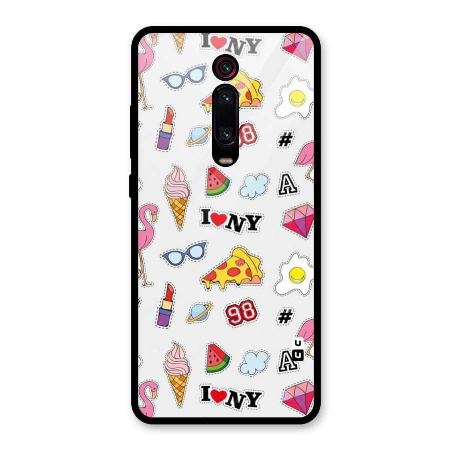 Personnel Quirk Glass Back Case for Redmi K20