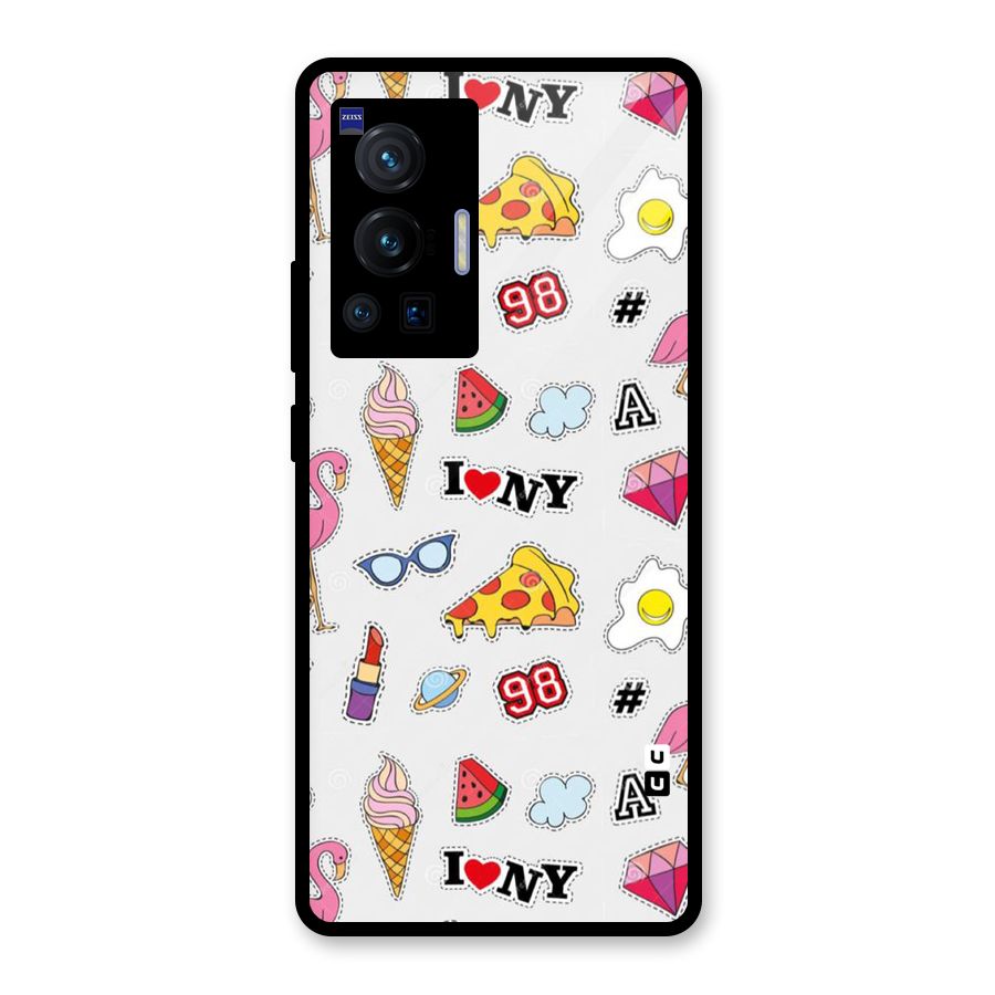 Personnel Quirk Glass Back Case for Vivo X70 Pro