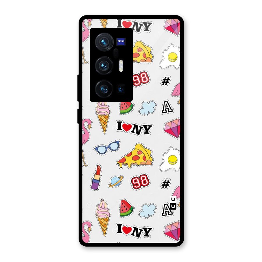Personnel Quirk Glass Back Case for Vivo X70 Pro Plus
