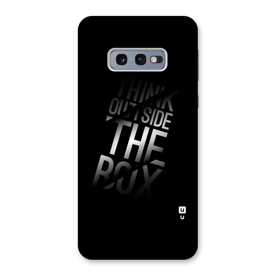 Perspective Thinking Back Case for Galaxy S10e