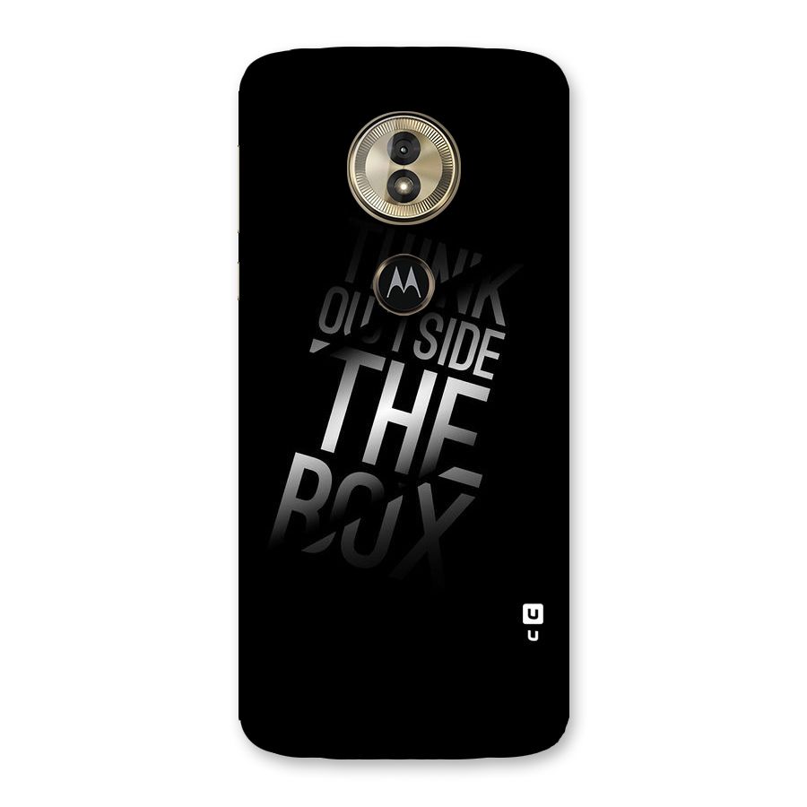 Perspective Thinking Back Case for Moto G6 Play