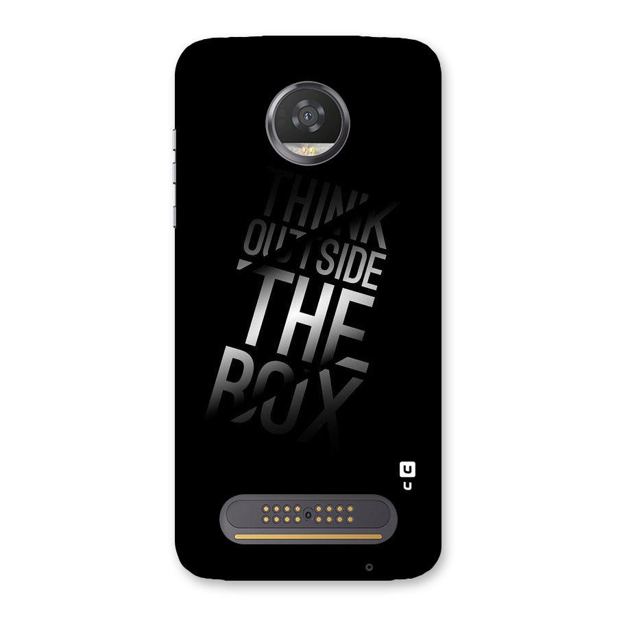 Perspective Thinking Back Case for Moto Z2 Play