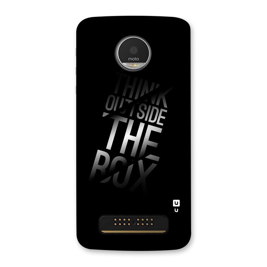 Perspective Thinking Back Case for Moto Z Play