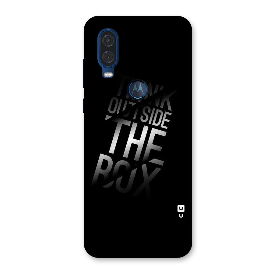 Perspective Thinking Back Case for Motorola One Vision