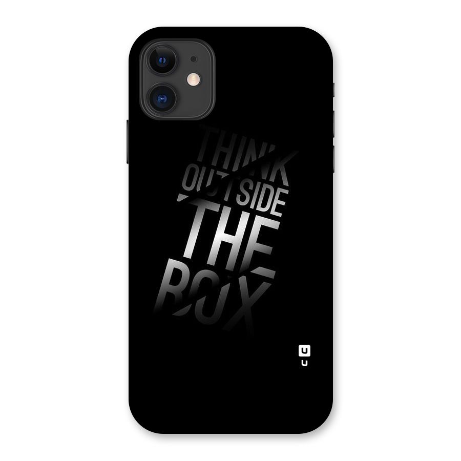 Perspective Thinking Back Case for iPhone 11