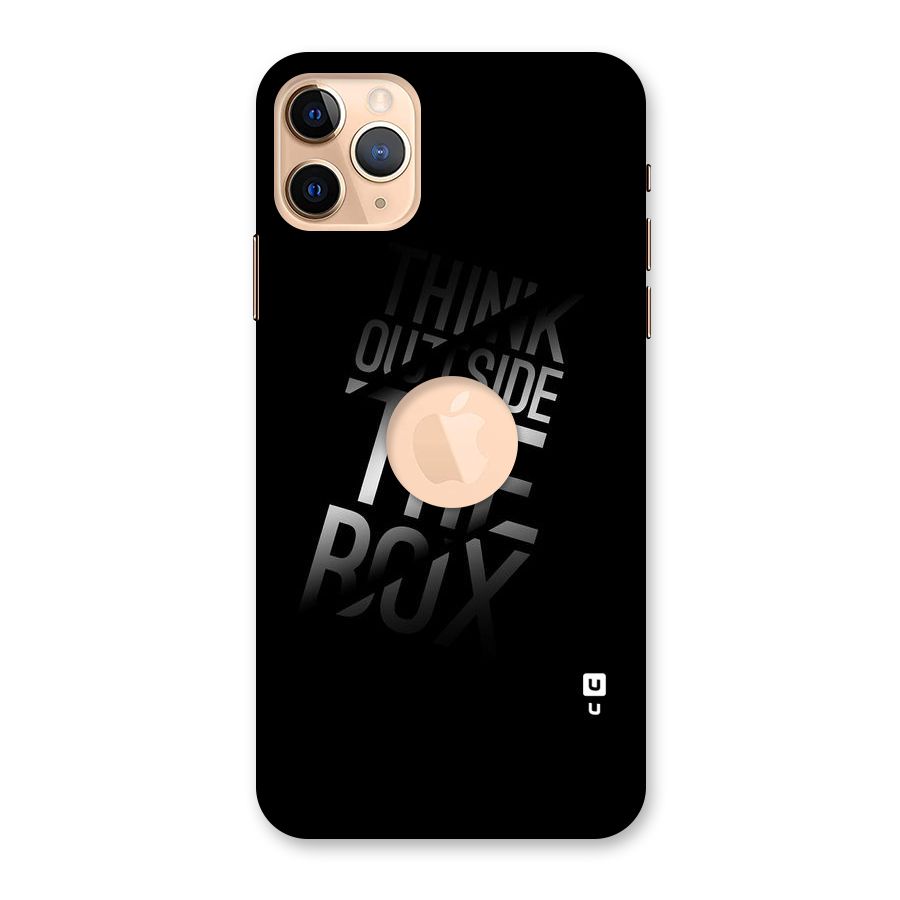 Perspective Thinking Back Case for iPhone 11 Pro Max Logo Cut
