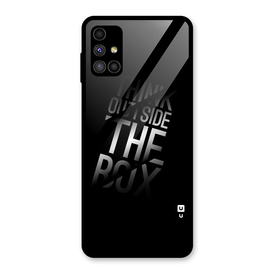 Perspective Thinking Glass Back Case for Galaxy M51
