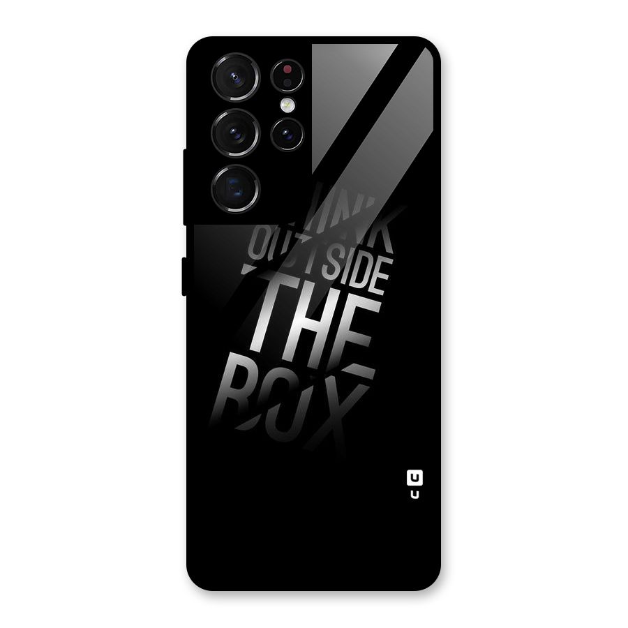Perspective Thinking Glass Back Case for Galaxy S21 Ultra 5G