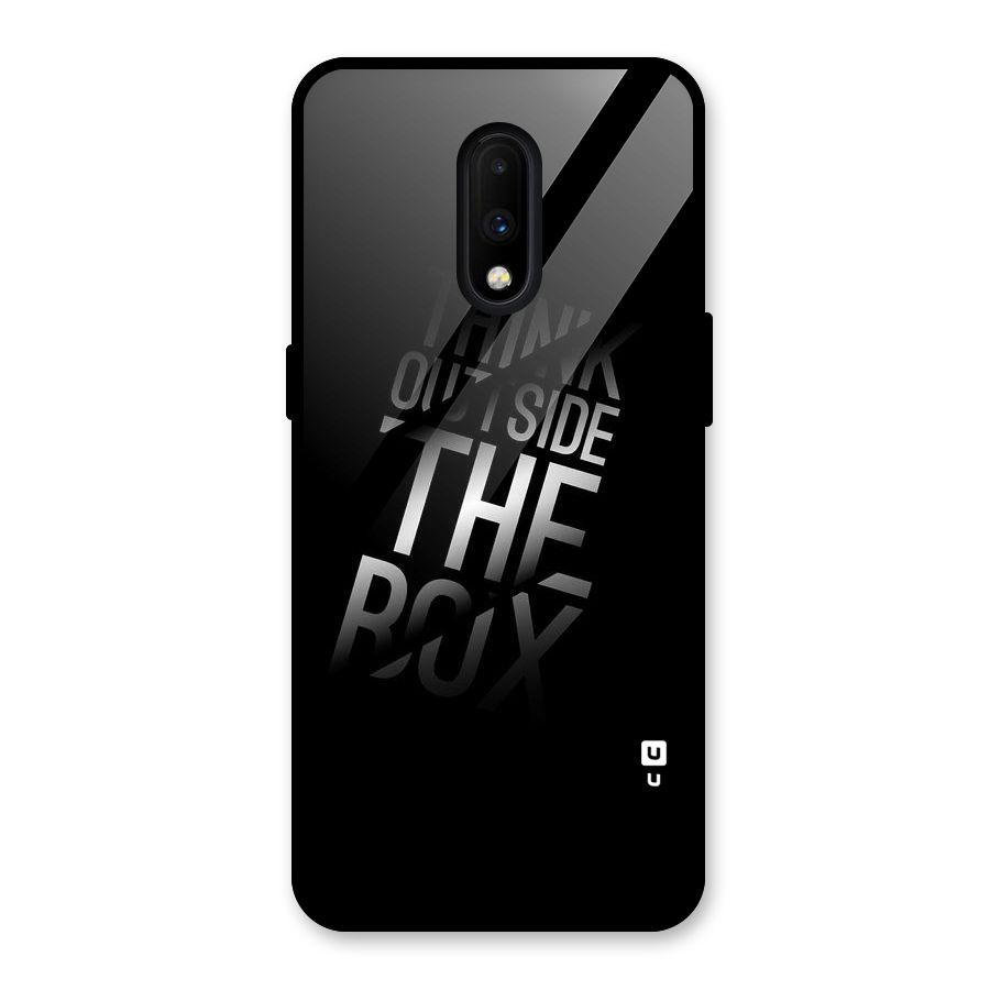 Perspective Thinking Glass Back Case for OnePlus 7
