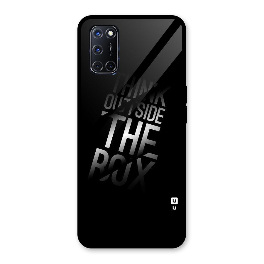 Perspective Thinking Glass Back Case for Oppo A52