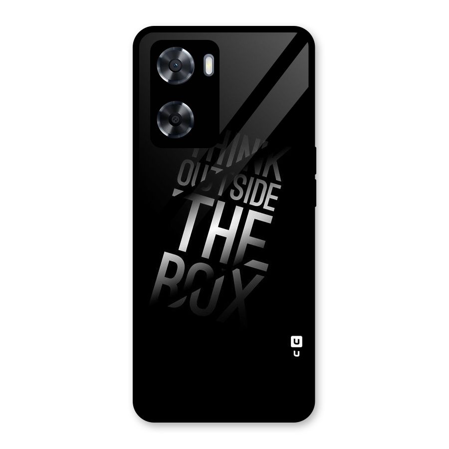 Perspective Thinking Glass Back Case for Oppo A57 2022