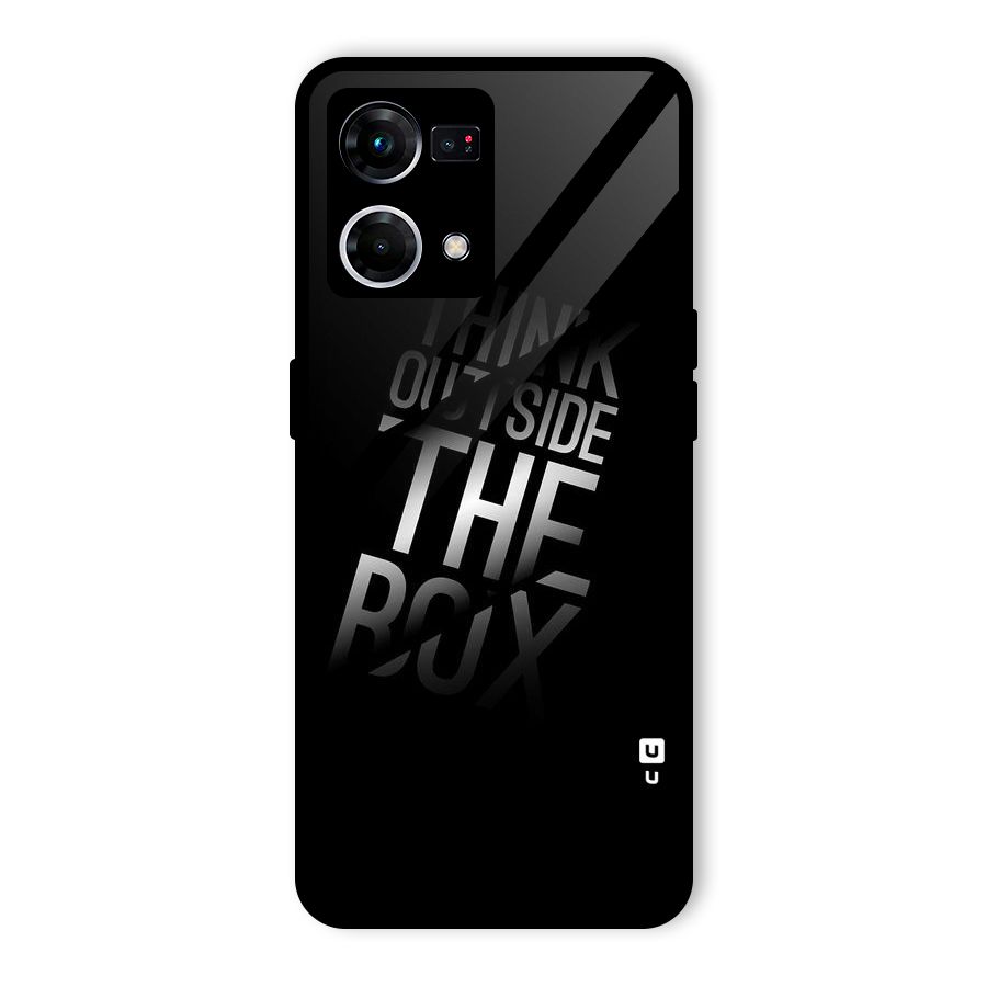 Perspective Thinking Glass Back Case for Oppo F21 Pro 4G
