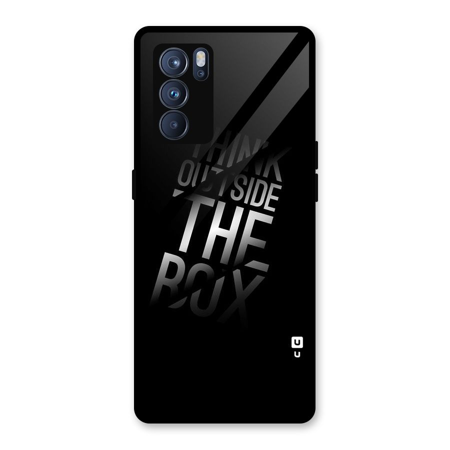 Perspective Thinking Glass Back Case for Oppo Reno6 Pro 5G